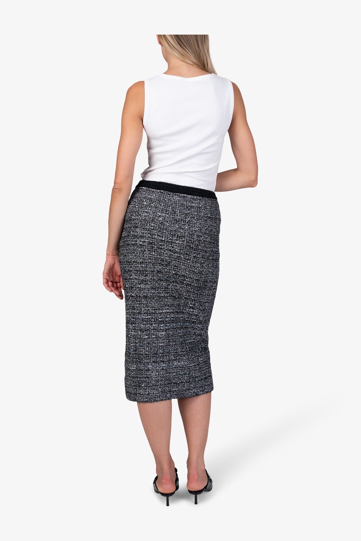 Knitted Skirt Made of High-quality Yarn Blend