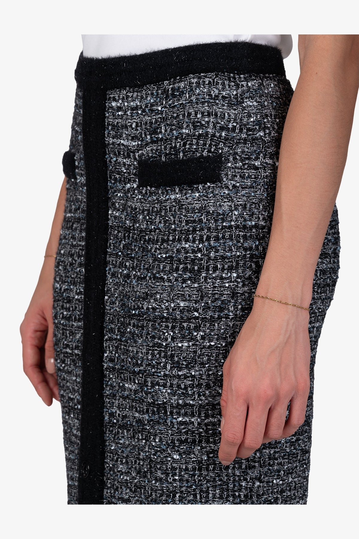 Knitted Skirt Made of High-quality Yarn Blend