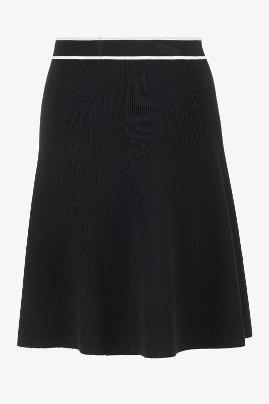 Knitted Skirt with Sequin Knit