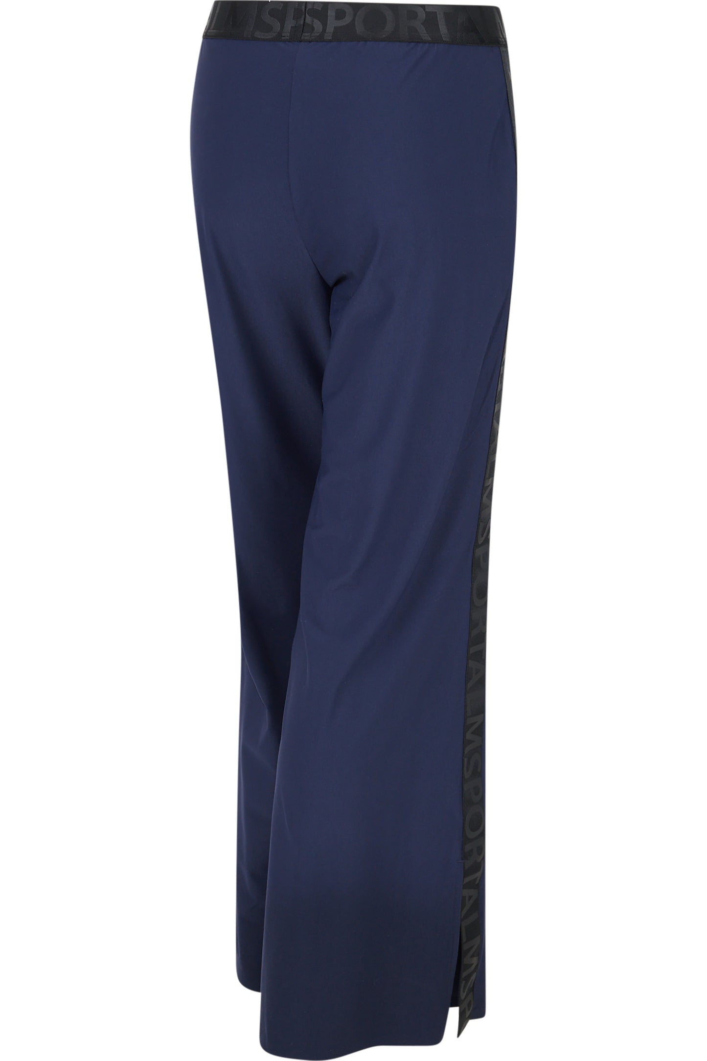 側飾邊闊腿長褲