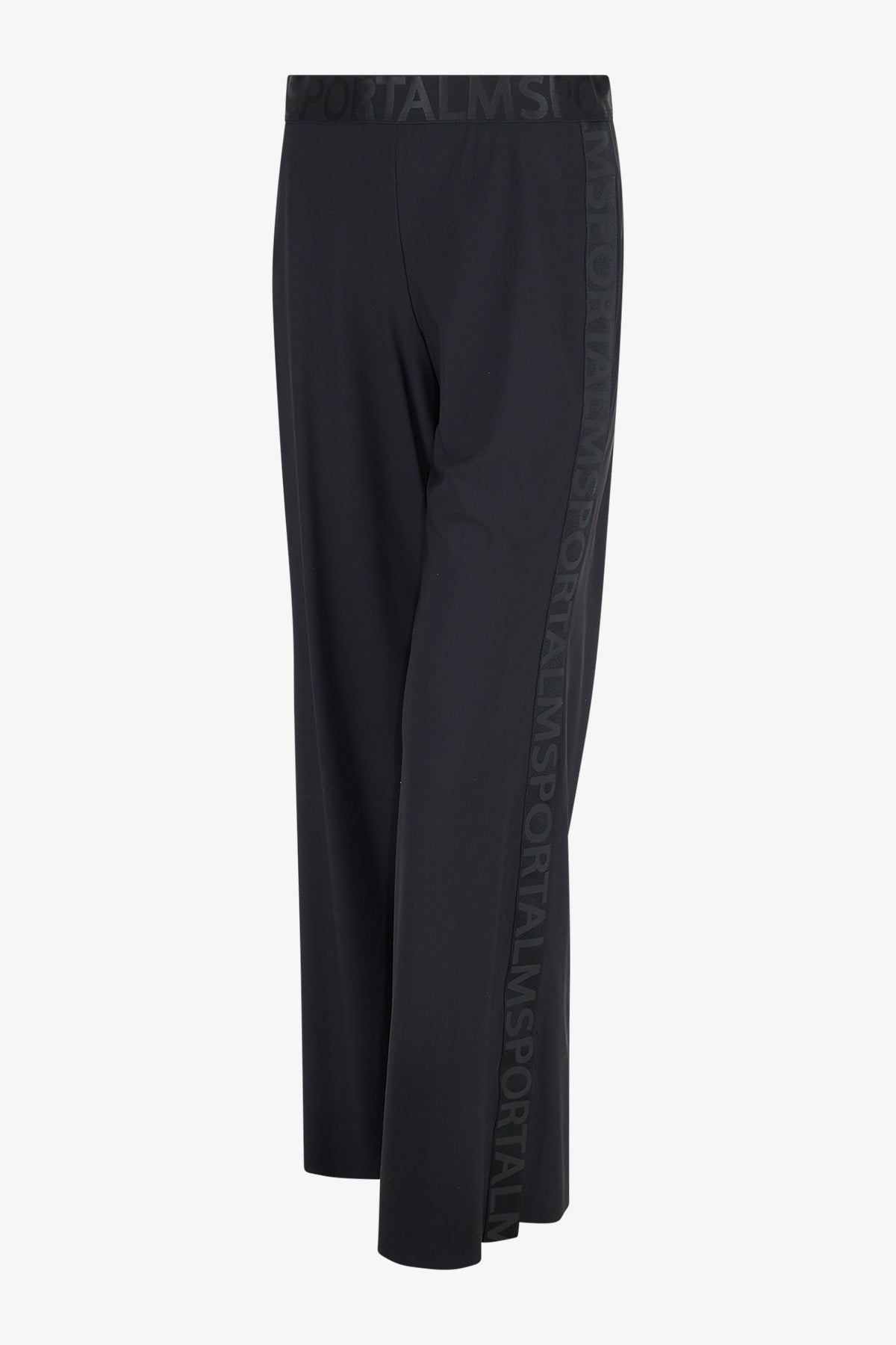 側飾邊闊腿長褲