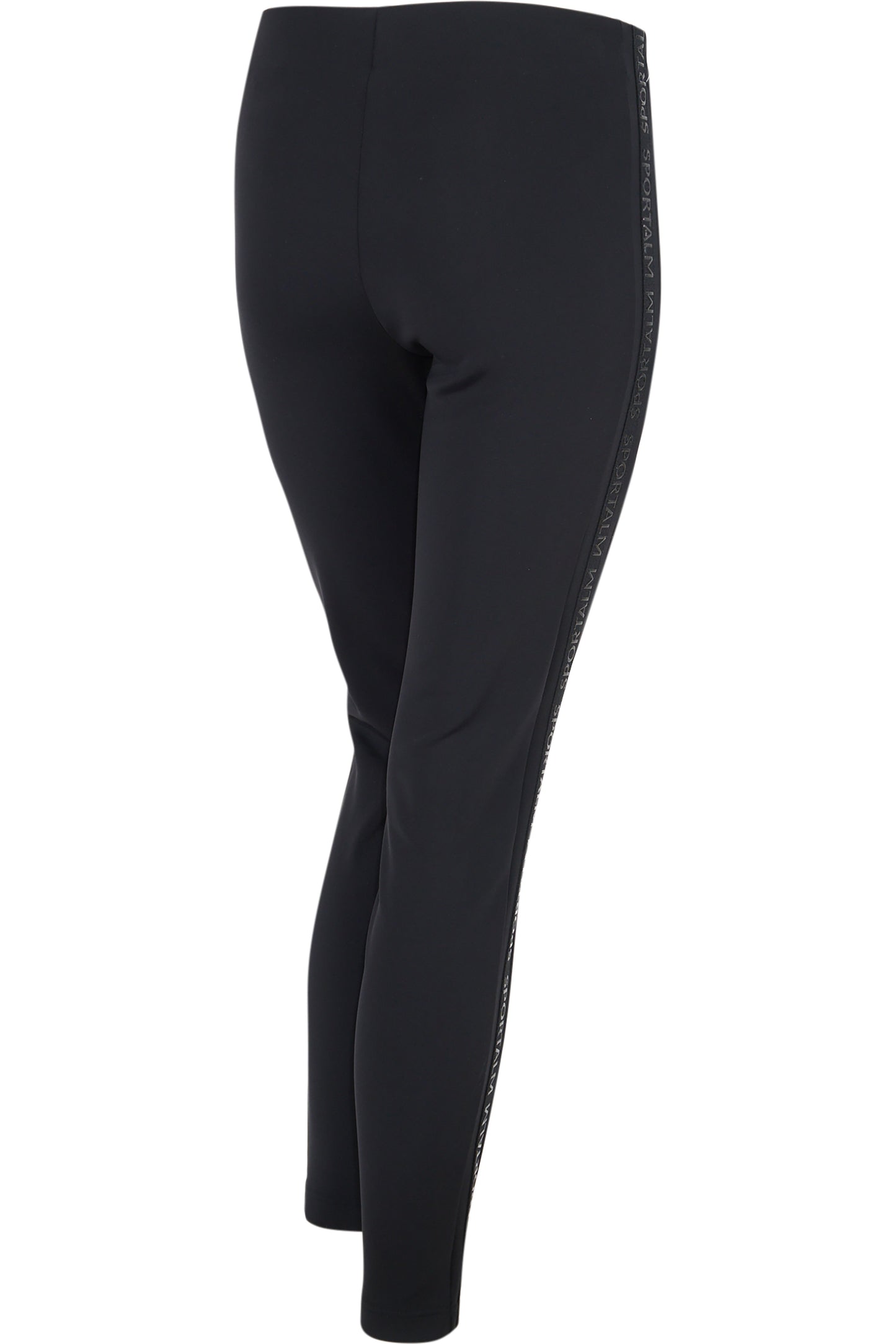 Logo印字側飾邊修身長褲