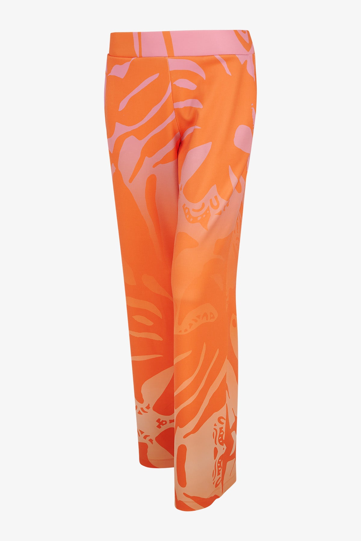 漸變印花闊腿長褲