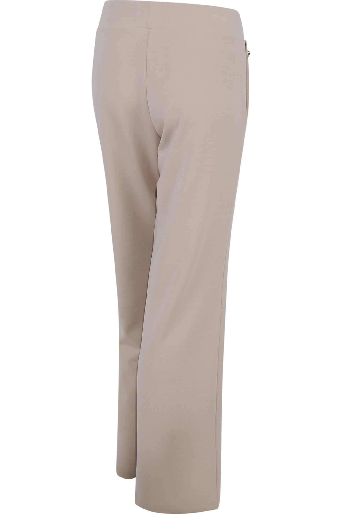 鬆緊腰水鑽裝飾直筒長褲