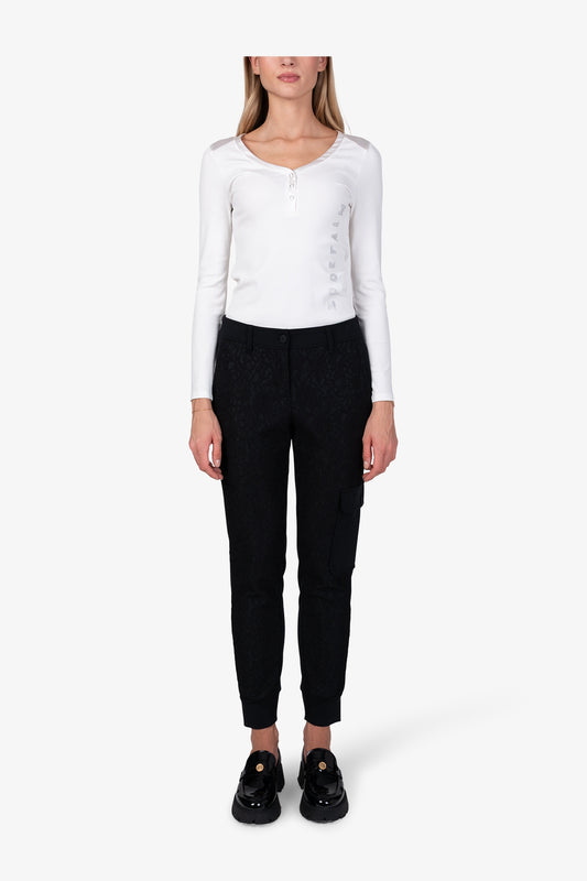 Trousers in Bonded Lace Quality