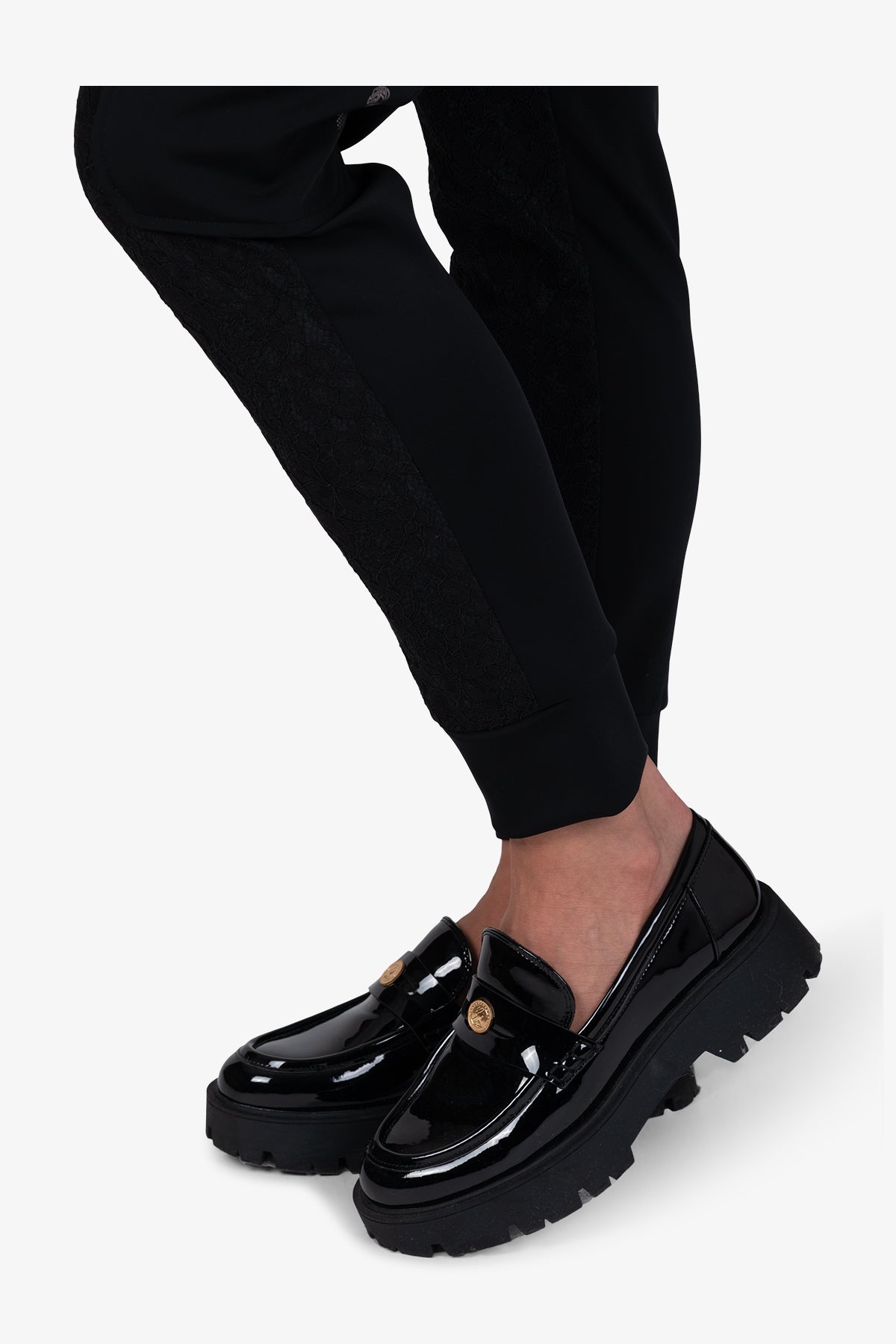 Trousers in Bonded Lace Quality