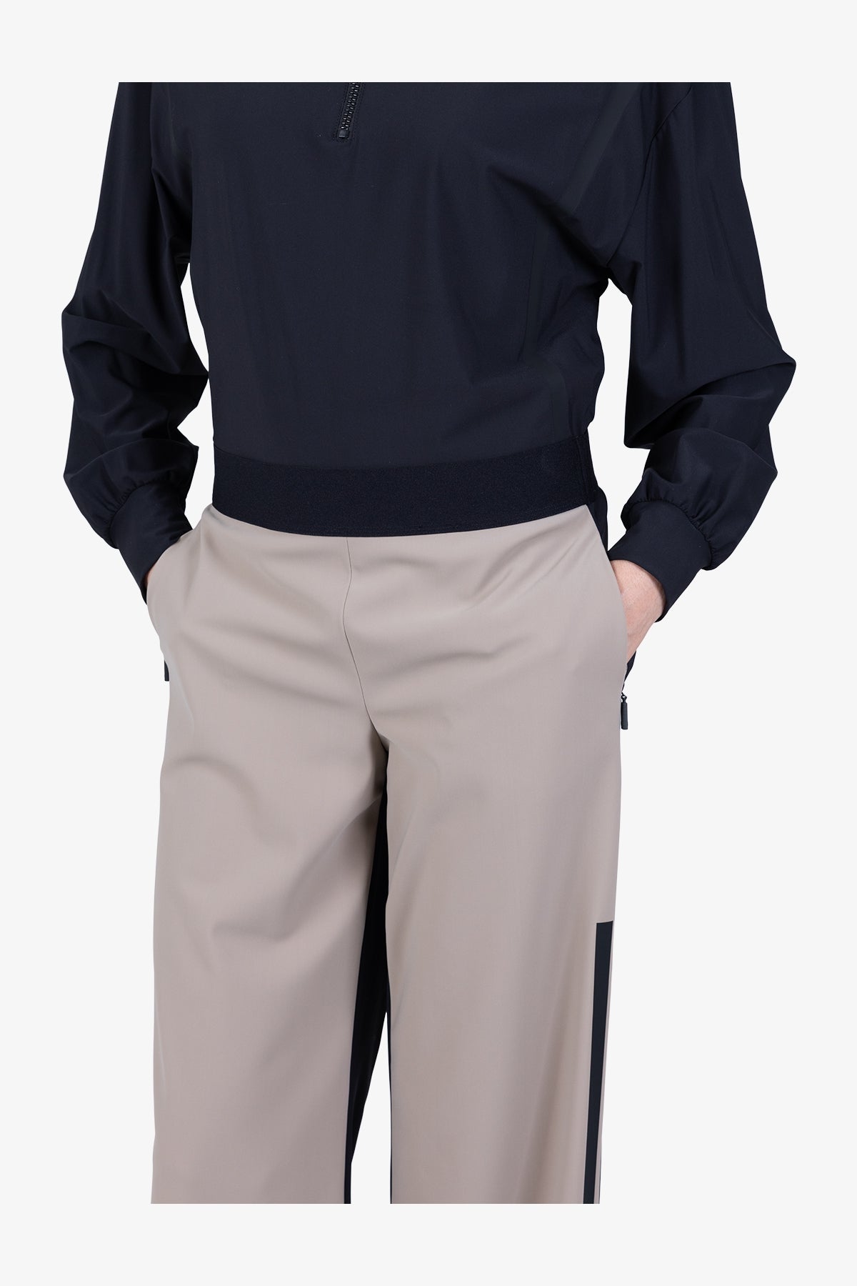Trousers in Sporty Jersey Fabric