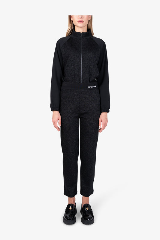 Jogging Trousers with Metallic Effect