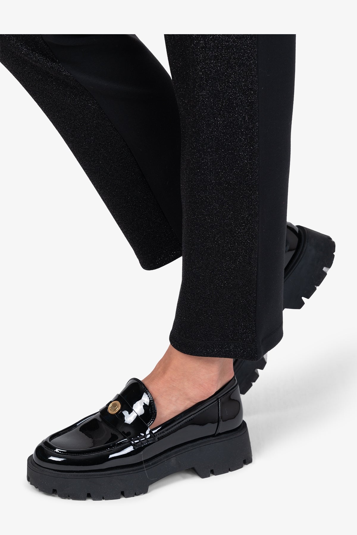 鬆緊腰休閒長褲