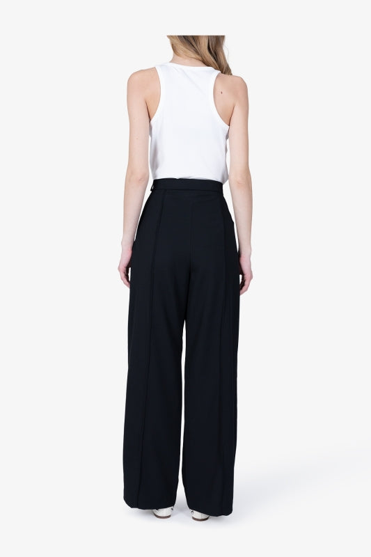 Casual Trousers with Piping