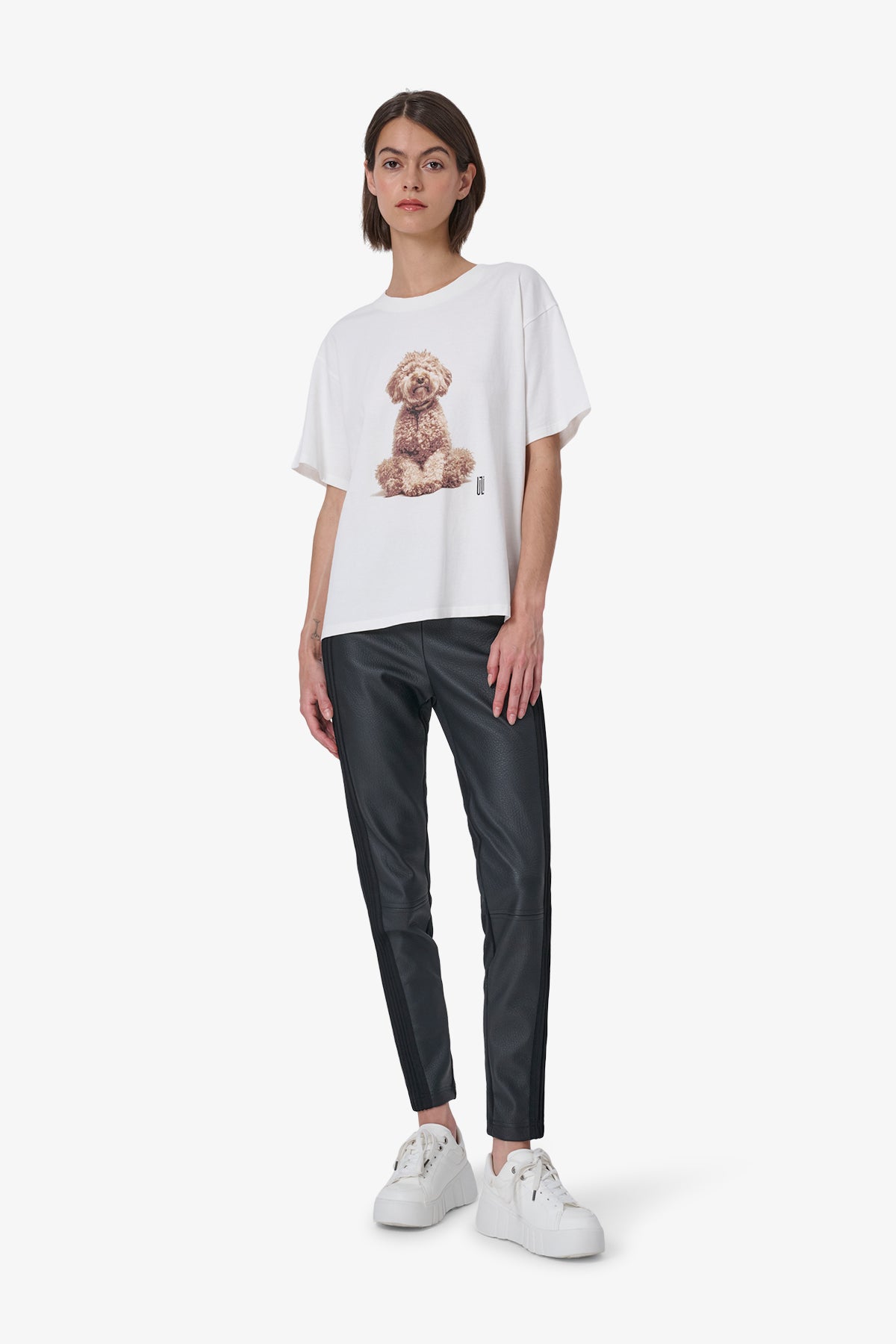 Leather Jersey Pants