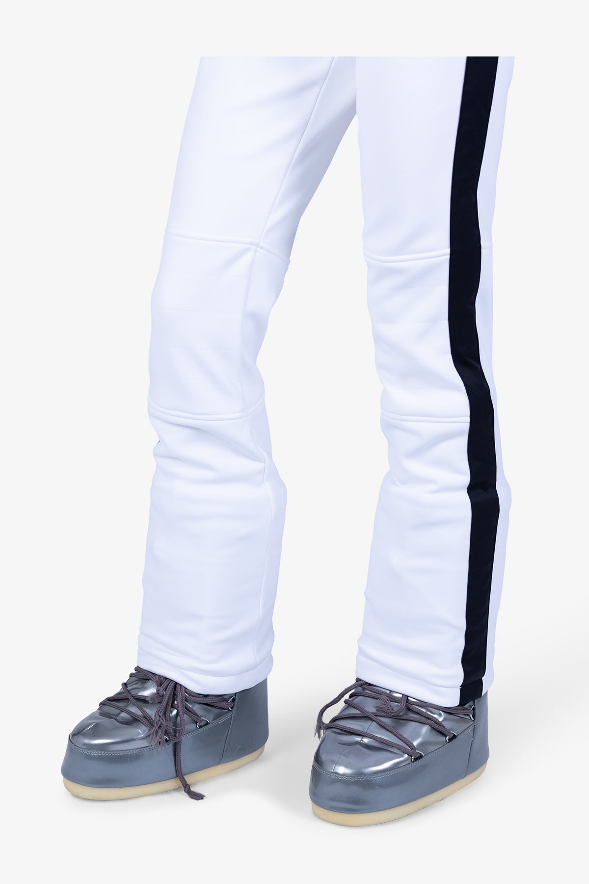 侧饰边微喇滑雪长裤