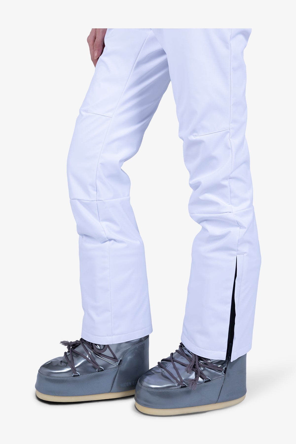 拉鏈口袋襯墊滑雪長褲