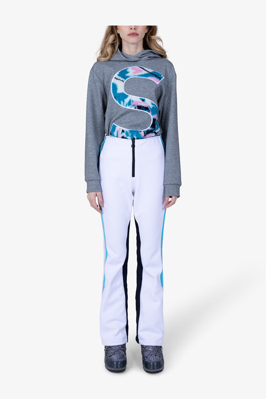 Softshell Trousers with Block Stripe Design