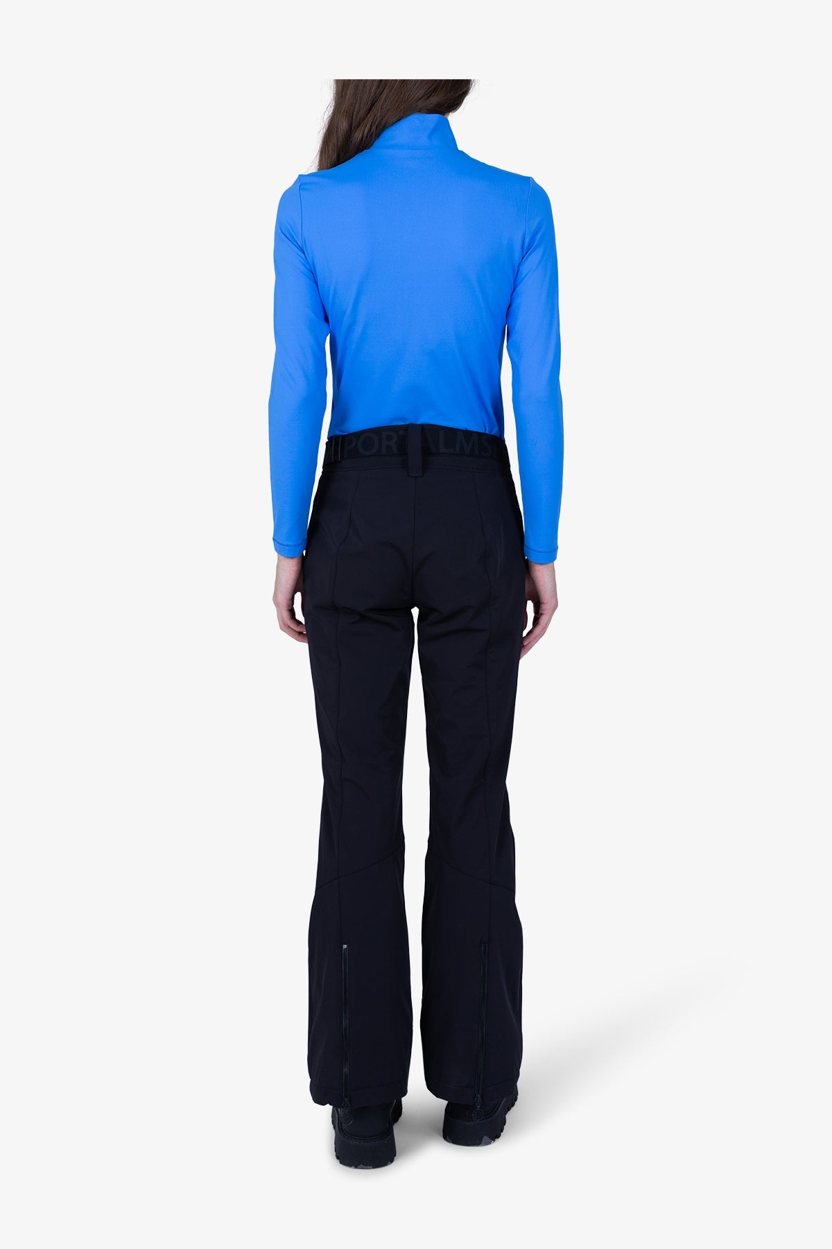 印字腰帶滑雪褲