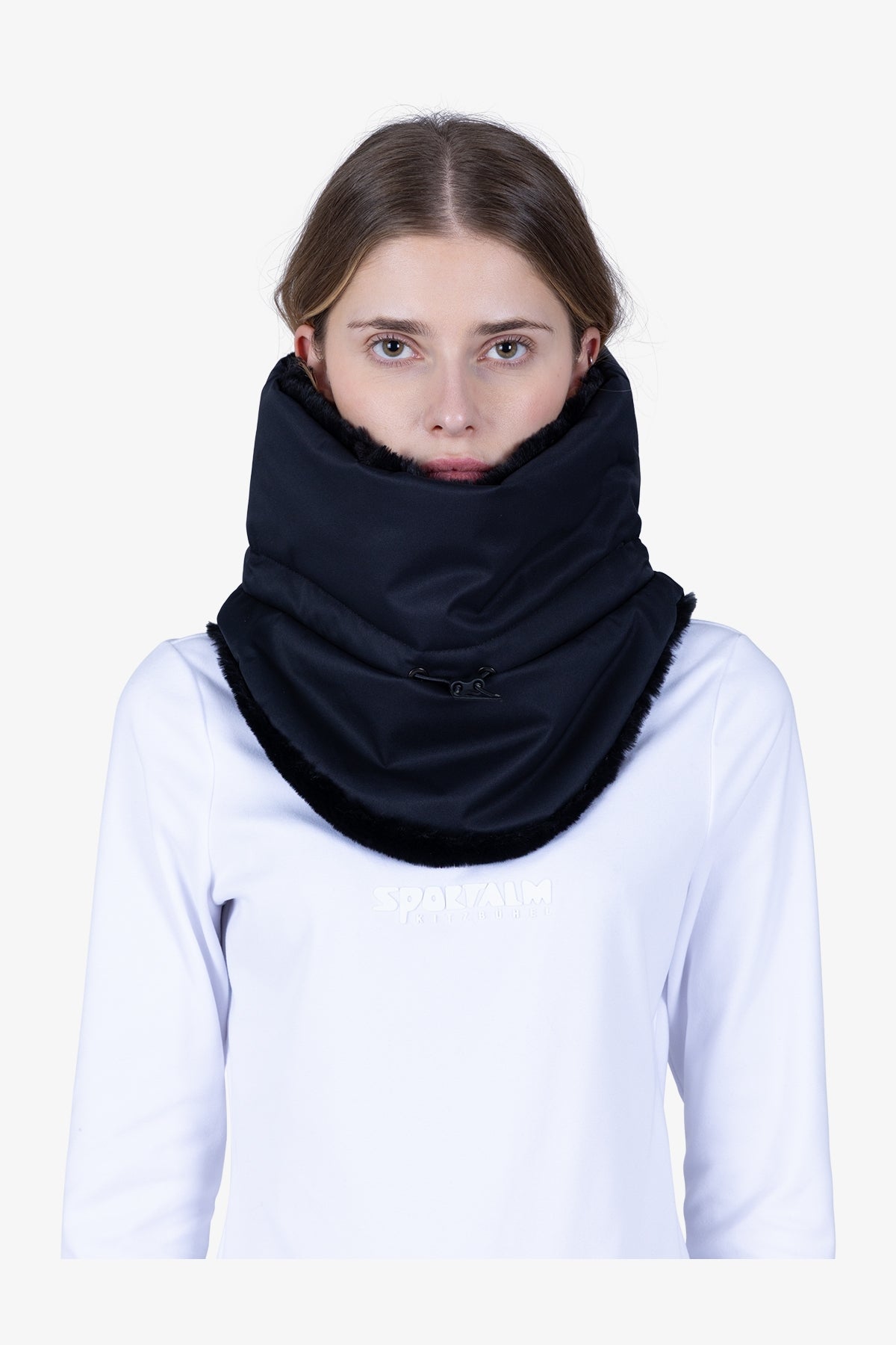 Scarf in Sporty Ski Fabric