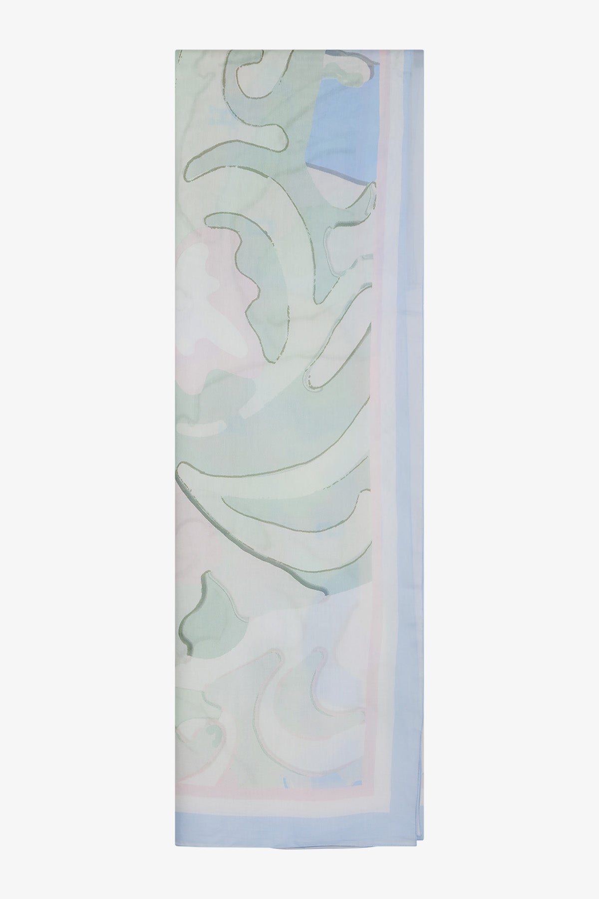 印花围巾