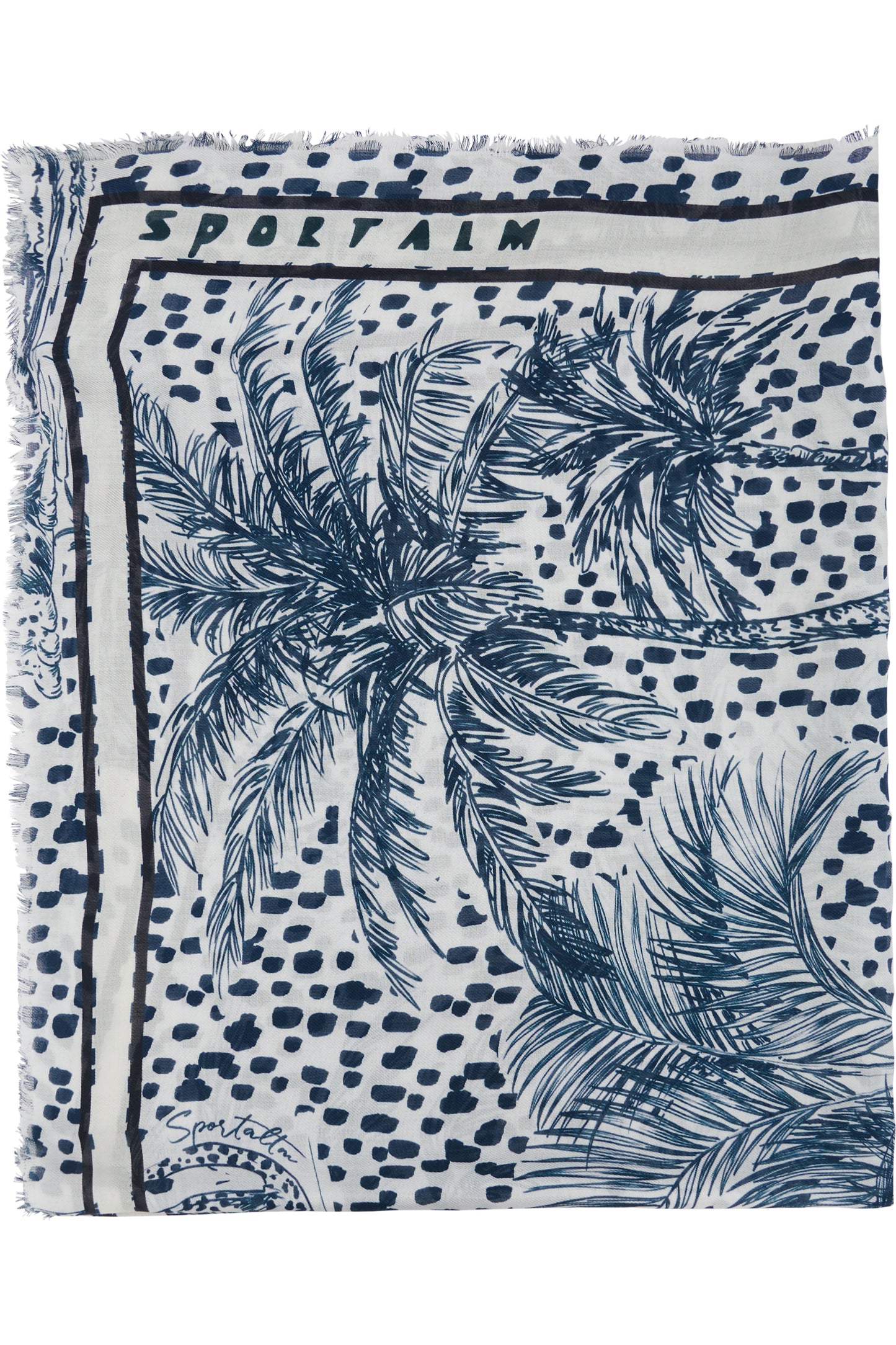 Scarf with Cotton