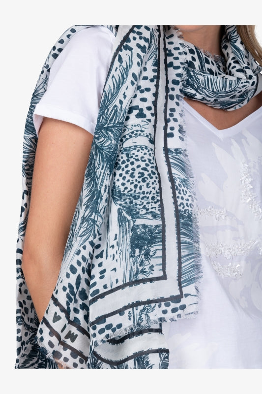 Scarf with Cotton
