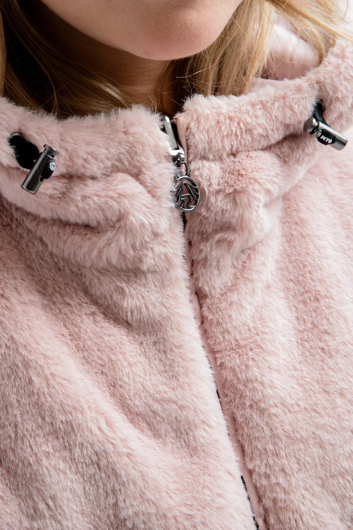 Reversible Cape with Faux Fur
