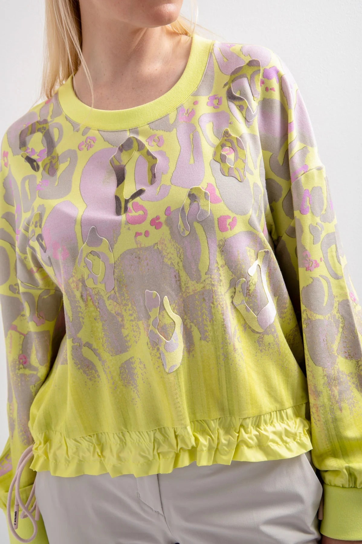 Sweat Shirt with All-Over Print