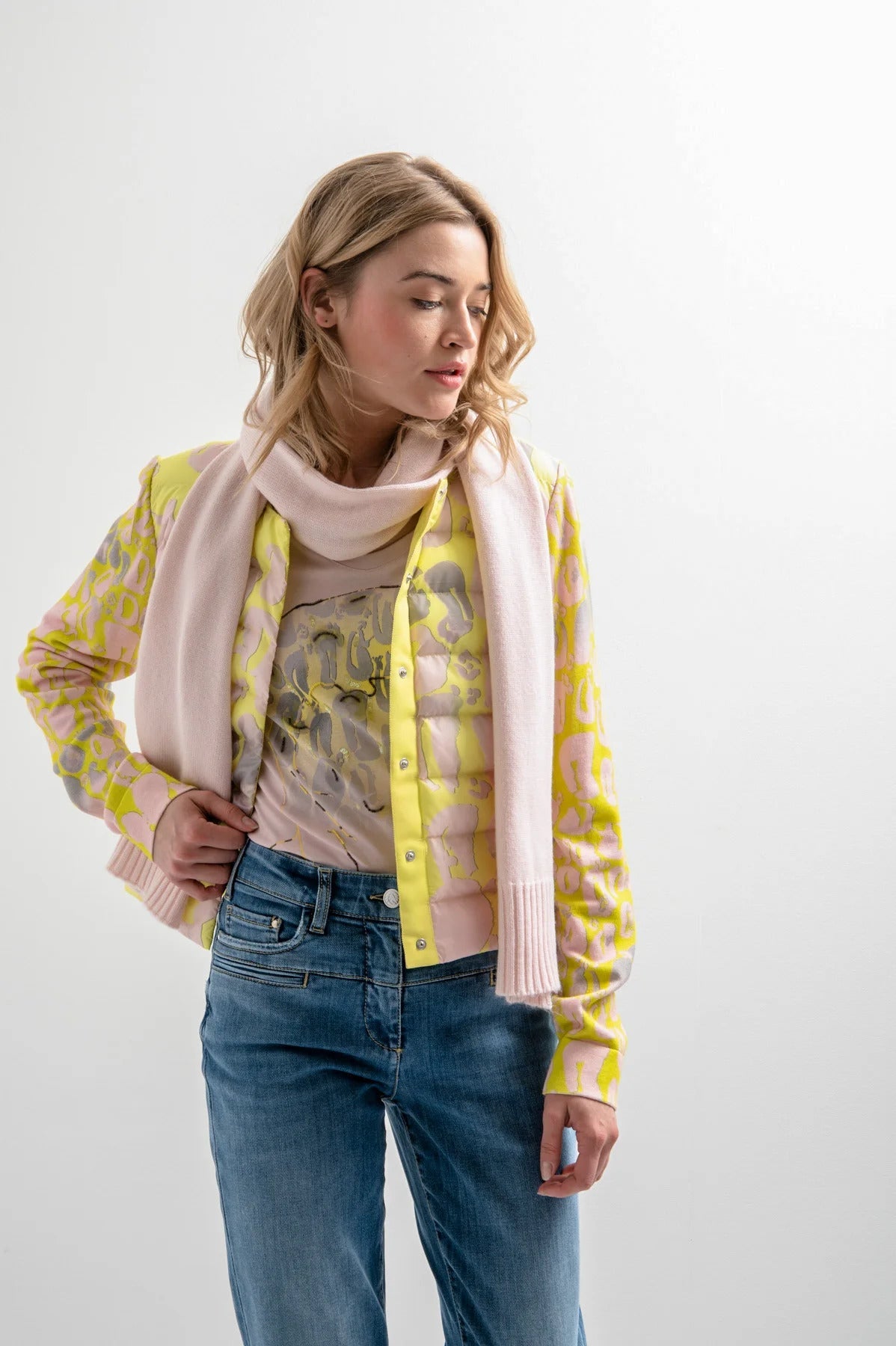 Jacket with a Padded Front