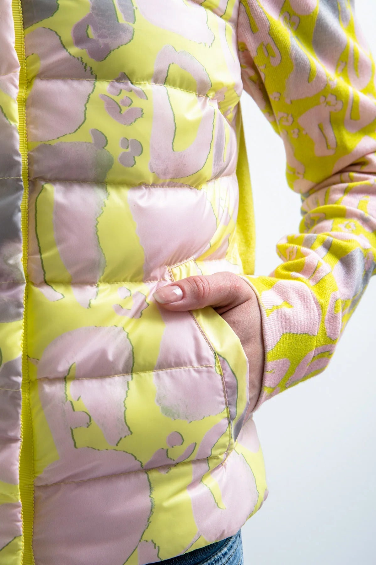 Jacket with a Padded Front