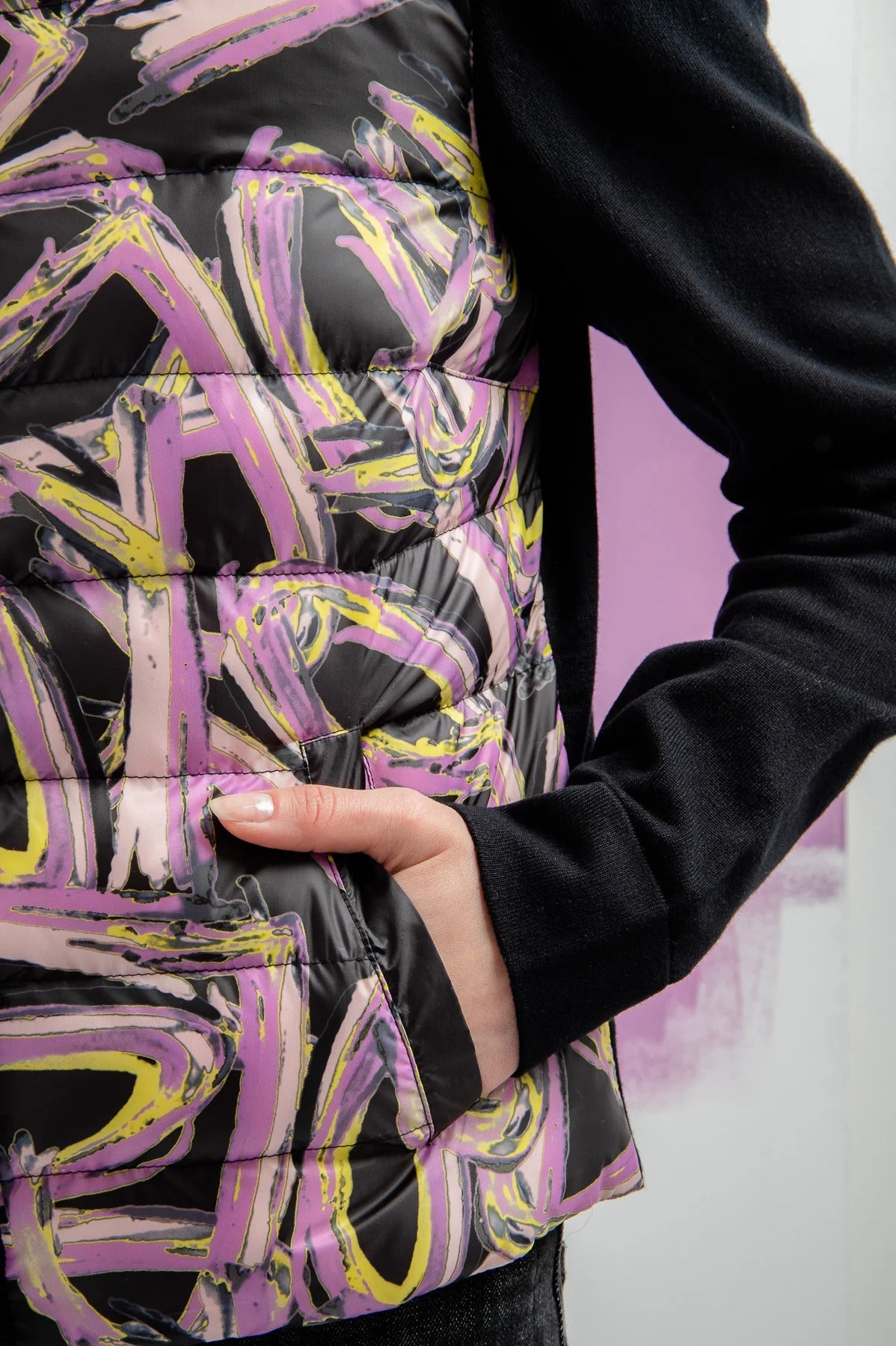 Jacket with a Padded Front