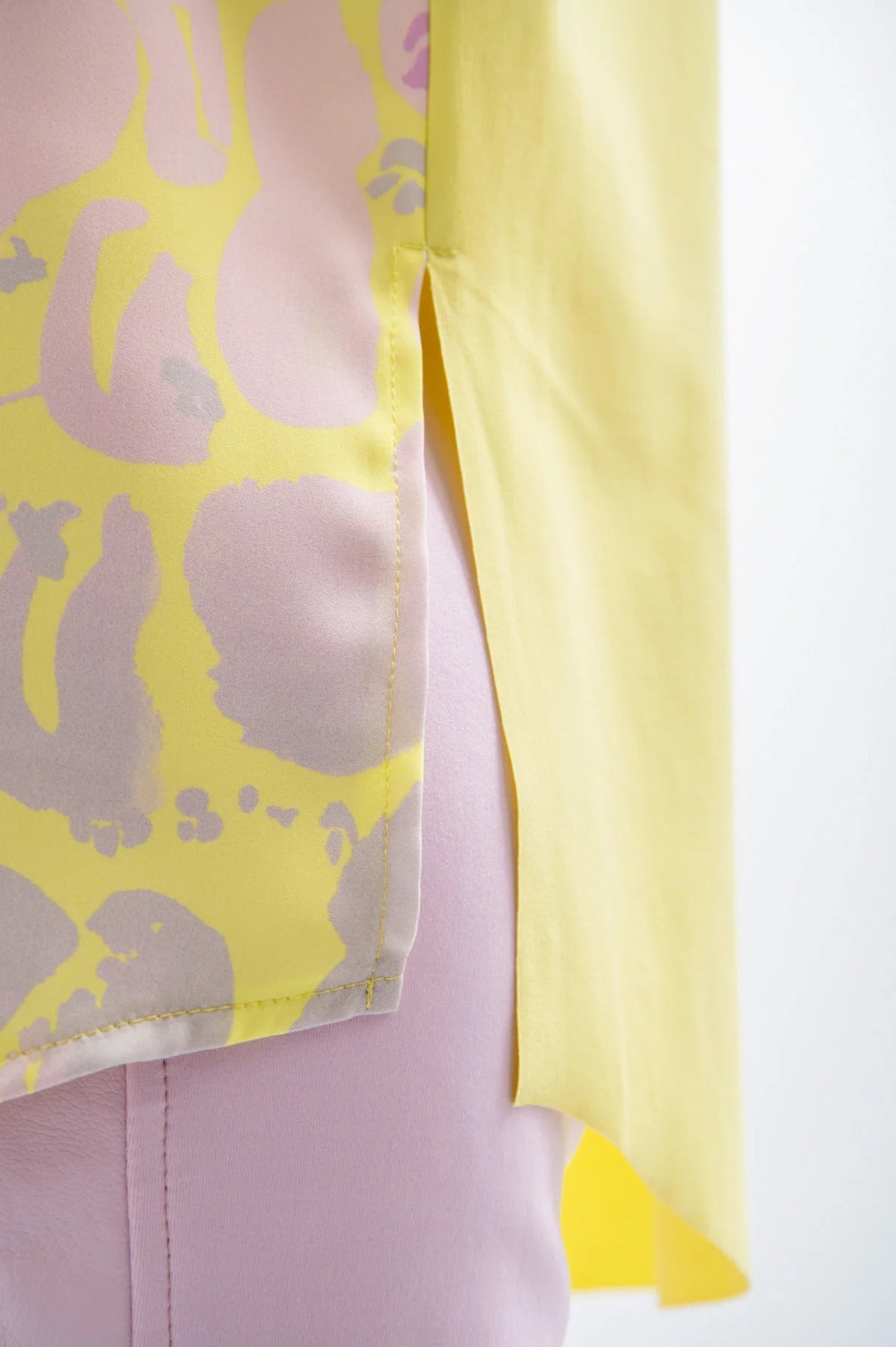 Blouse Shirt with All-over Print