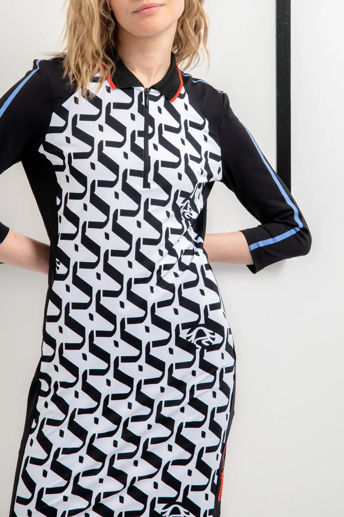 Graphic Print Golf Dress