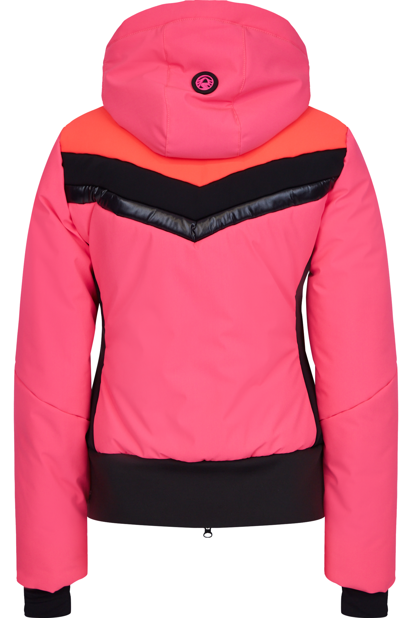 Padded Jacket with Contrast Stripes
