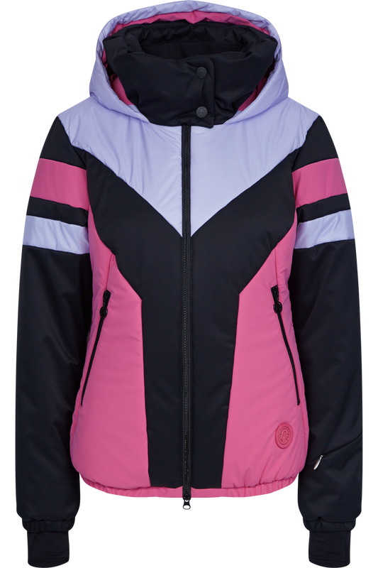 Padded Jacket with Contrast Block