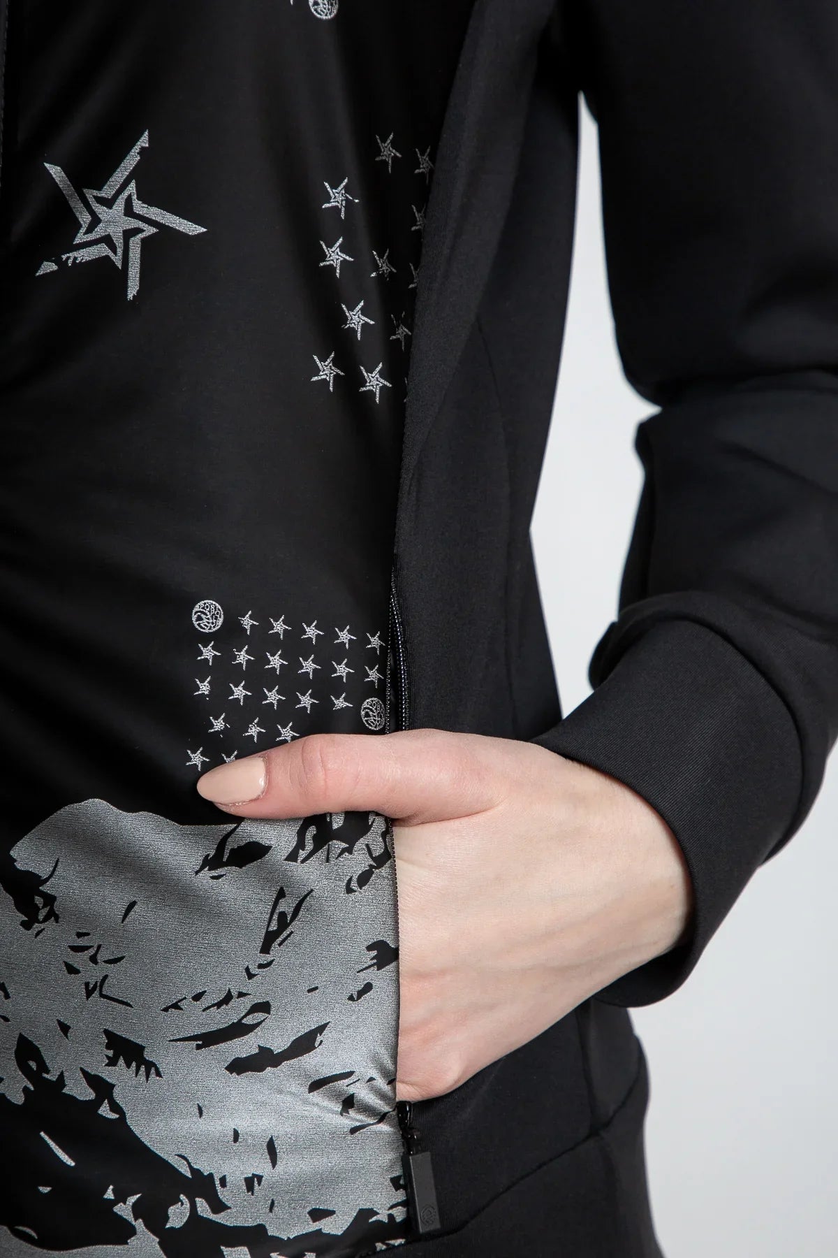 Jacket with Degradée Camouflage Print