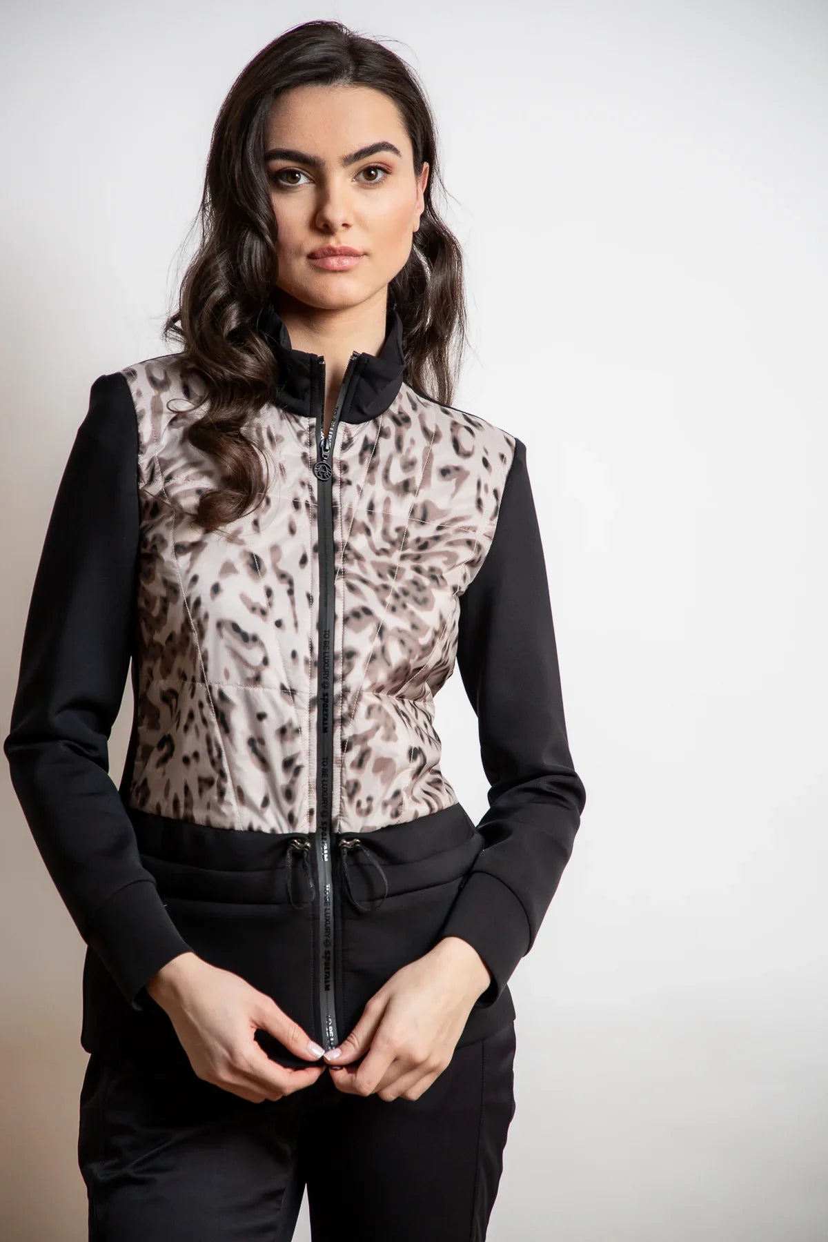 Jacket with Leo Print