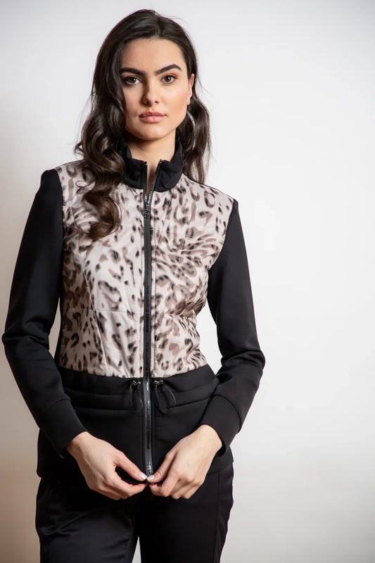 Jacket with Leo Print