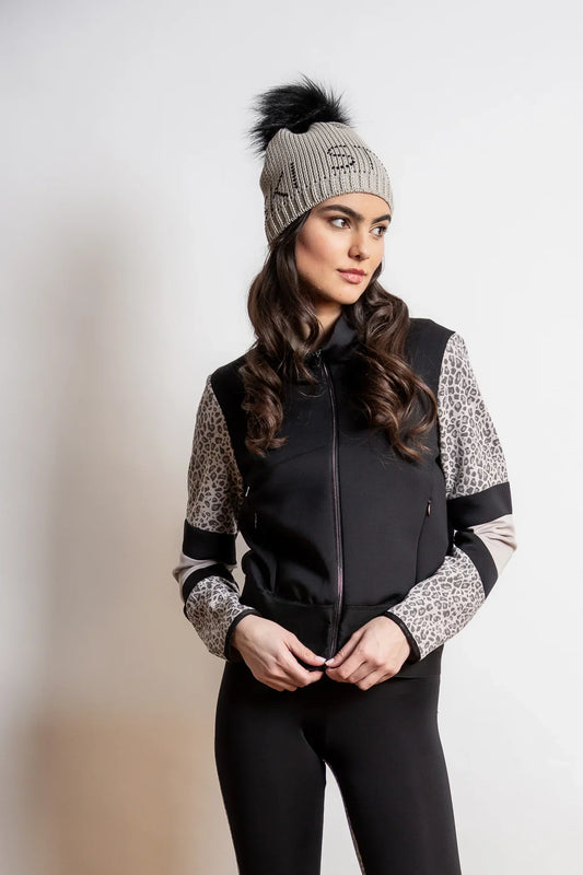Jacket with Leo Jacquard
