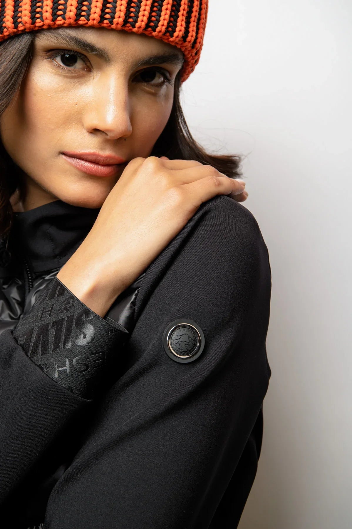 Hooded Jacket with Padded Front