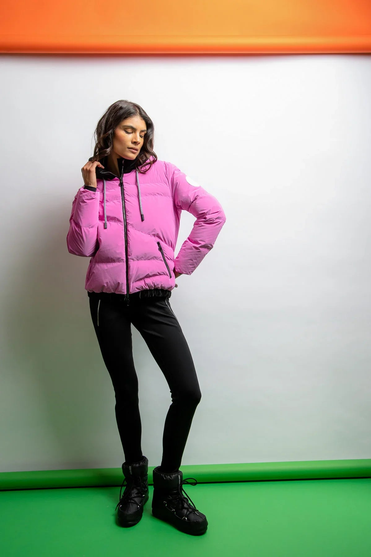 Down Jacket with Quilting