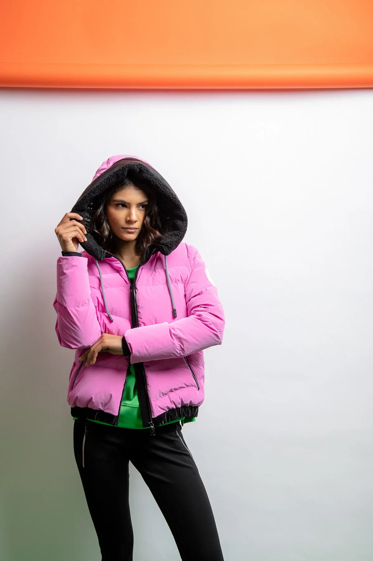 Down Jacket with Quilting