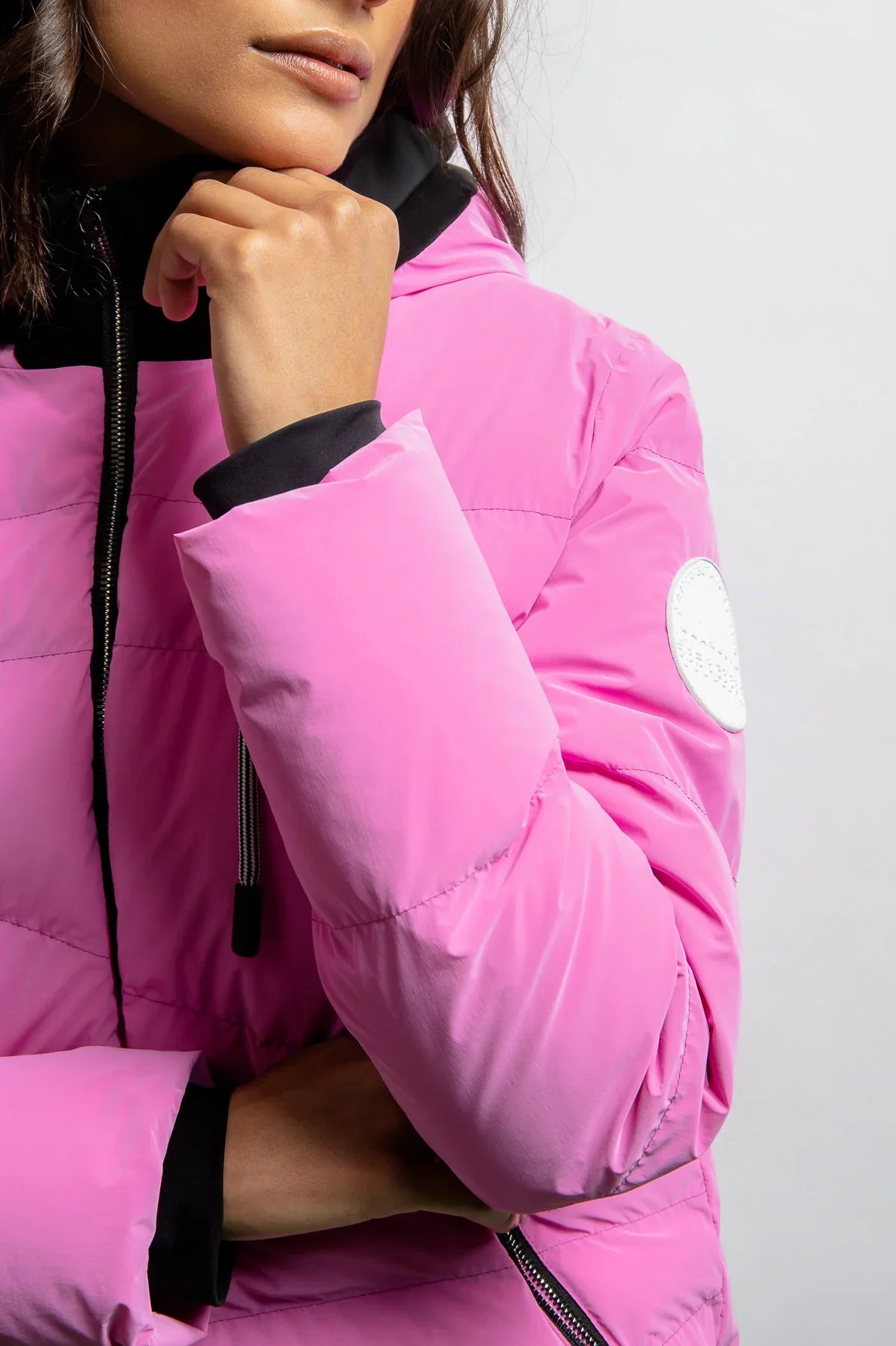 Down Jacket with Quilting