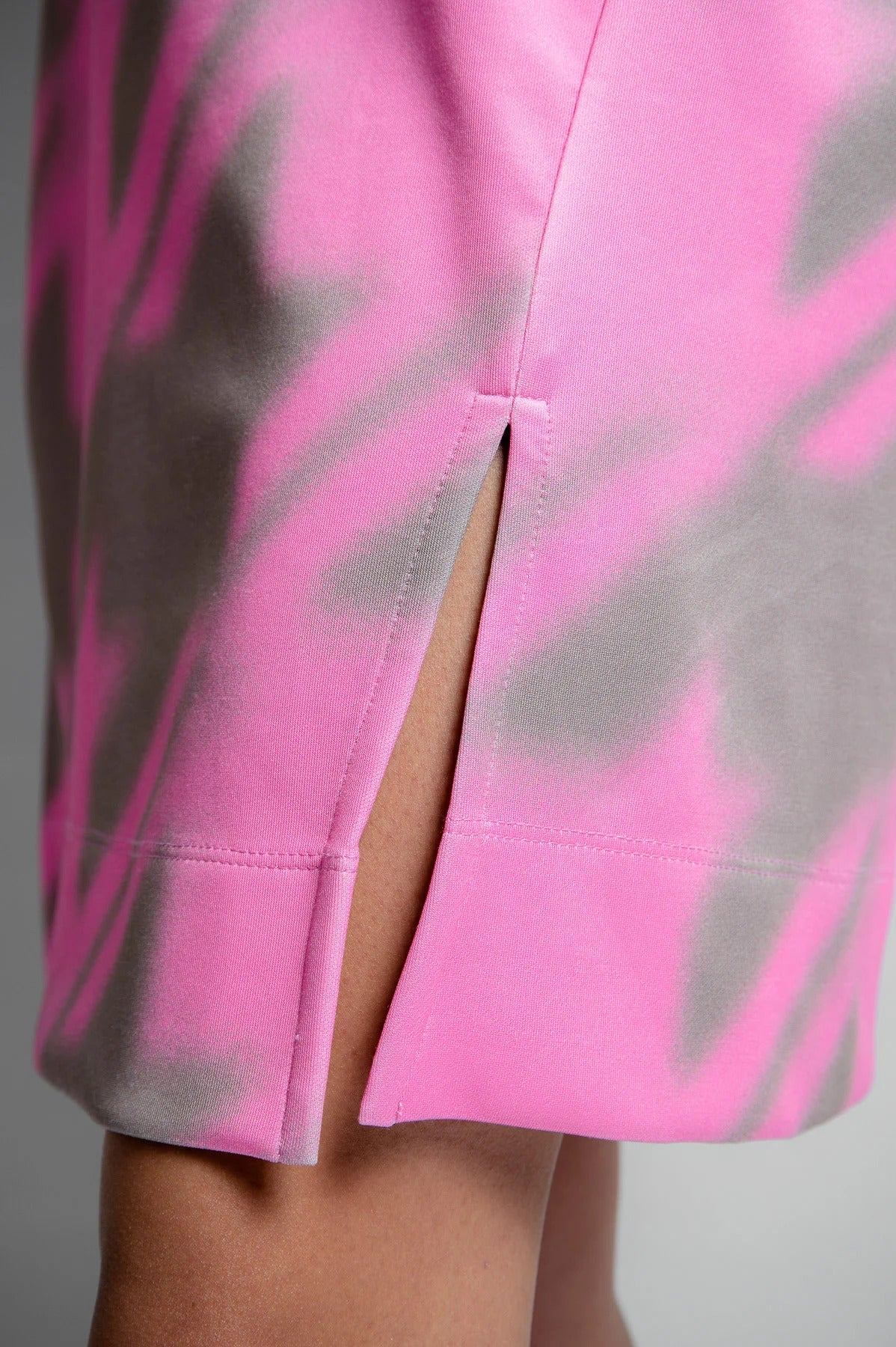 Hooded Dress with All-Over Print