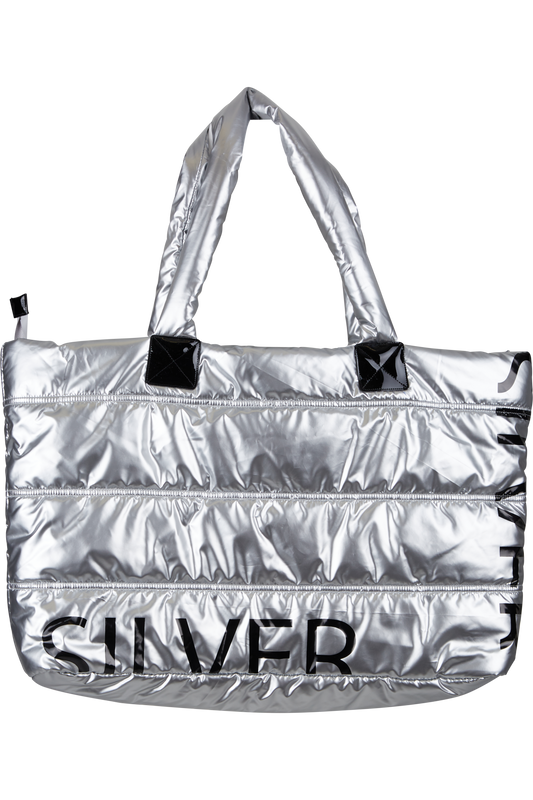 Shopping Bag with Letter Print