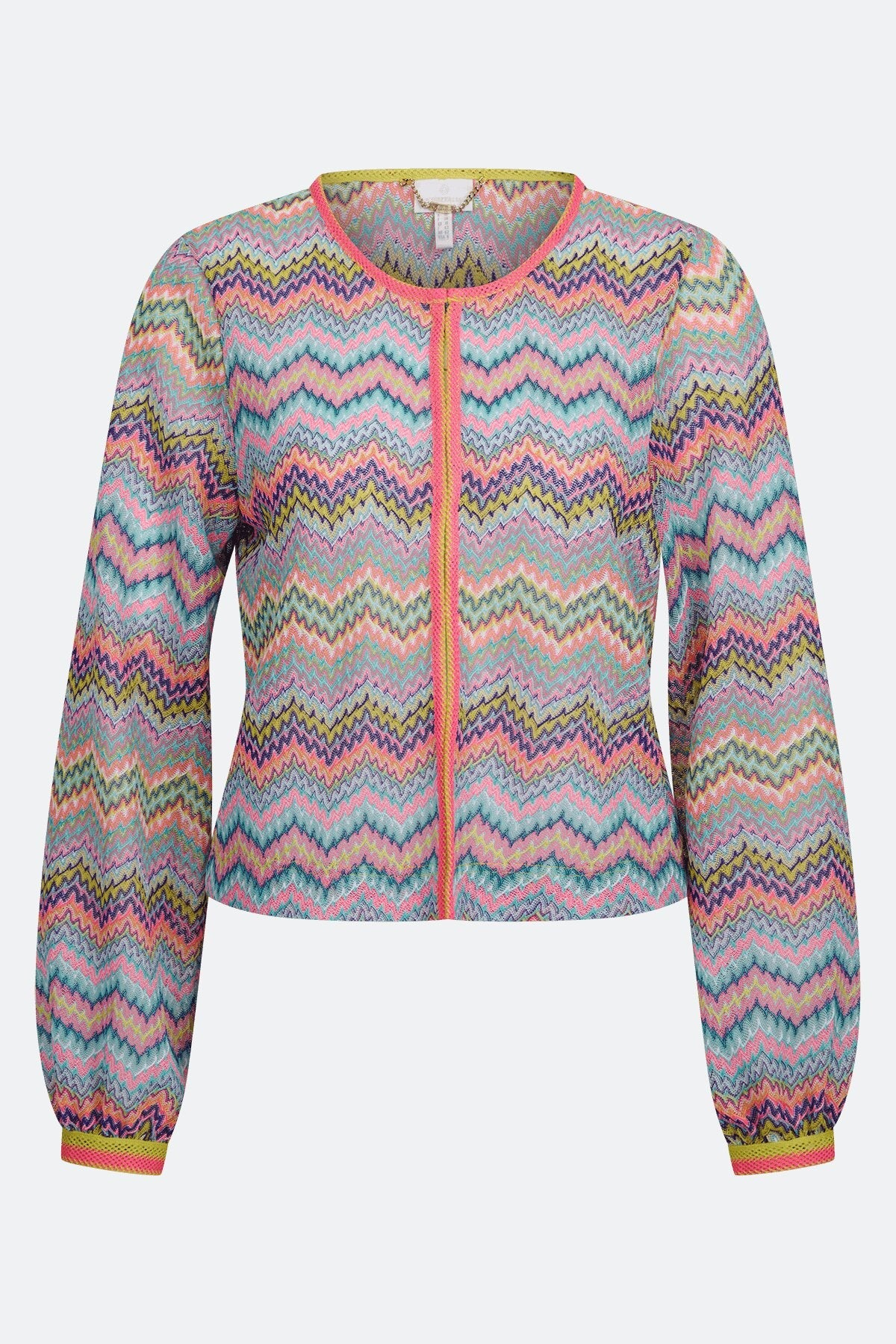 Light Jacket with Zigzag Pattern