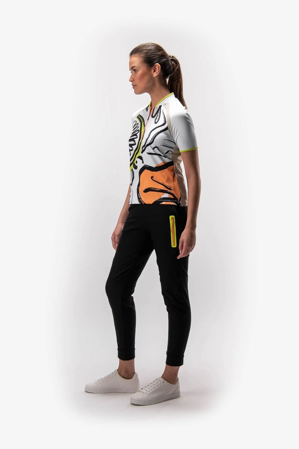 Patterned Polo Shirt