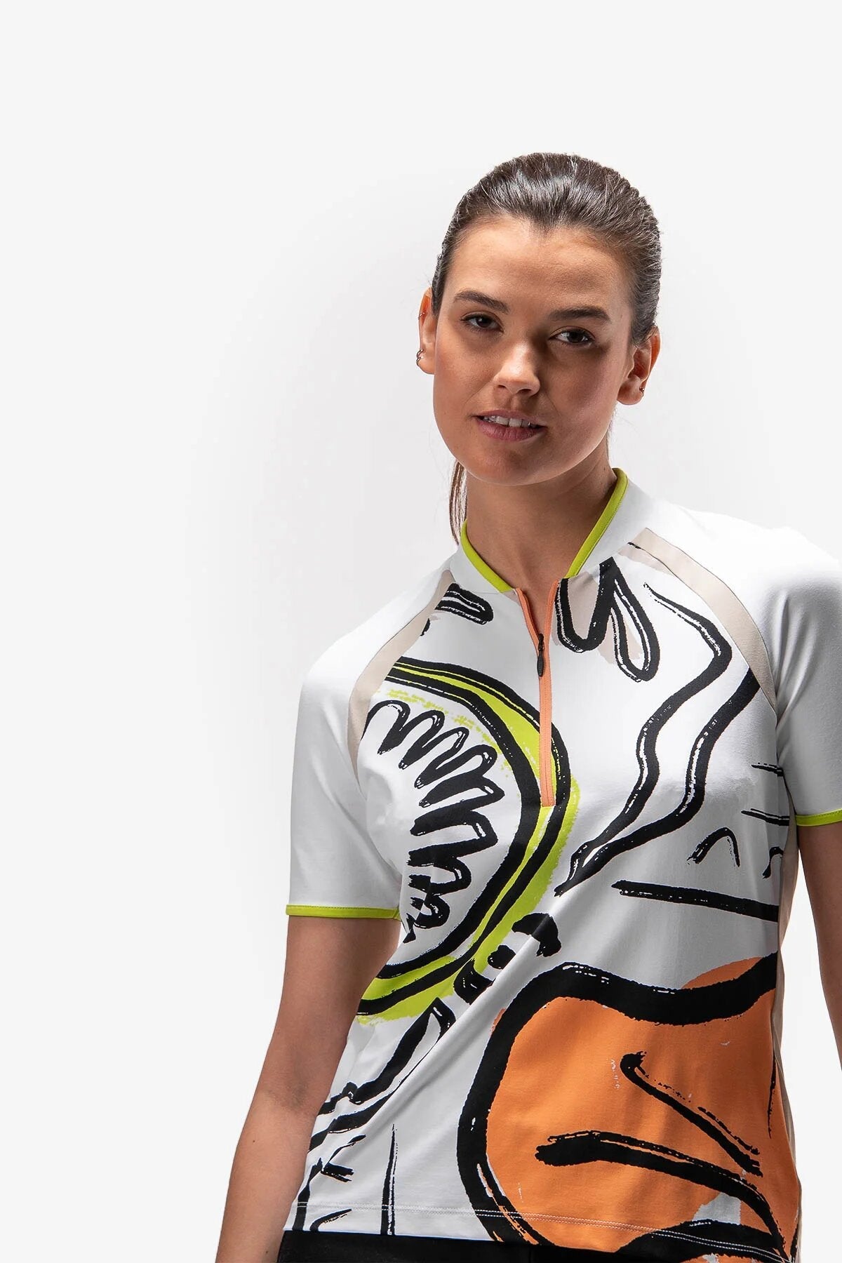 Patterned Polo Shirt