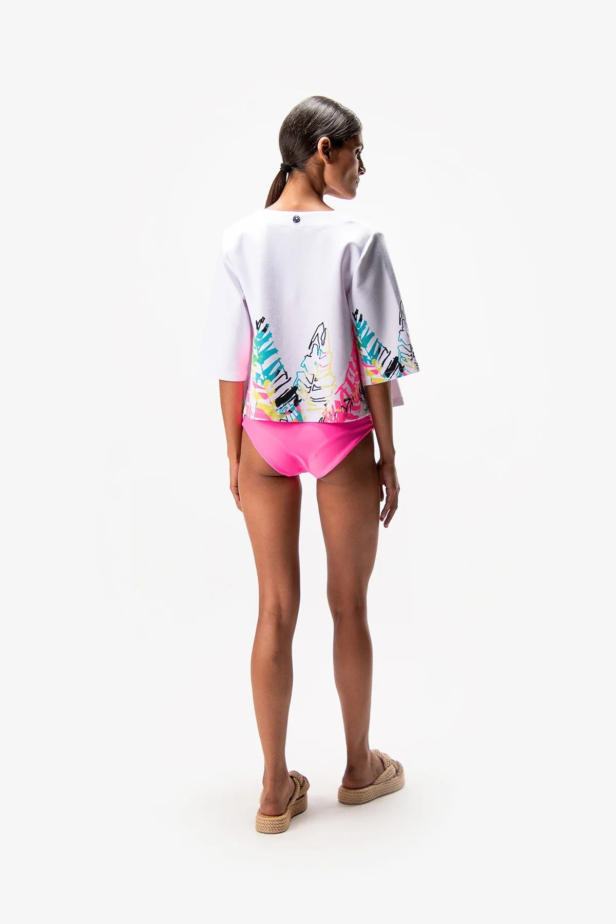 Sweat Jacket with Animal Print