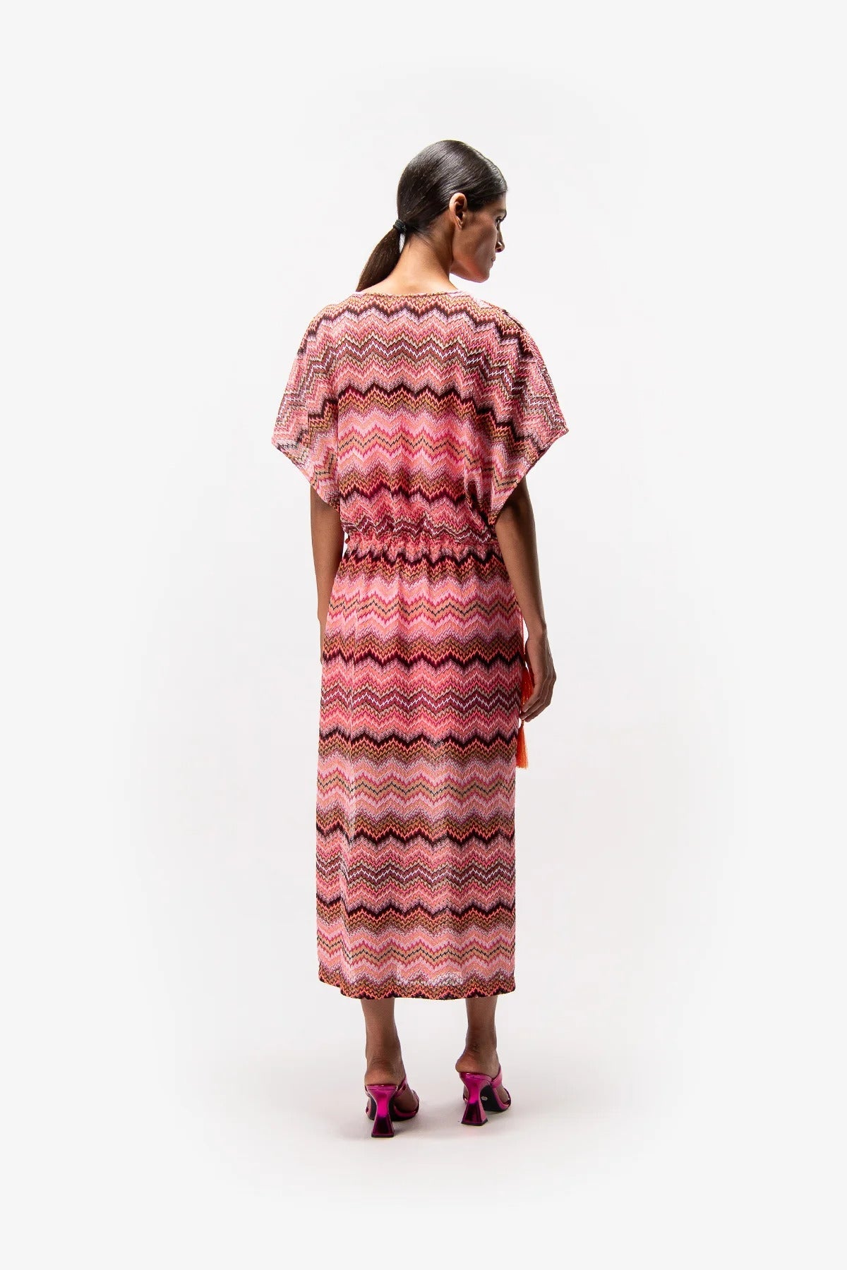 Dress with Zigzag Pattern