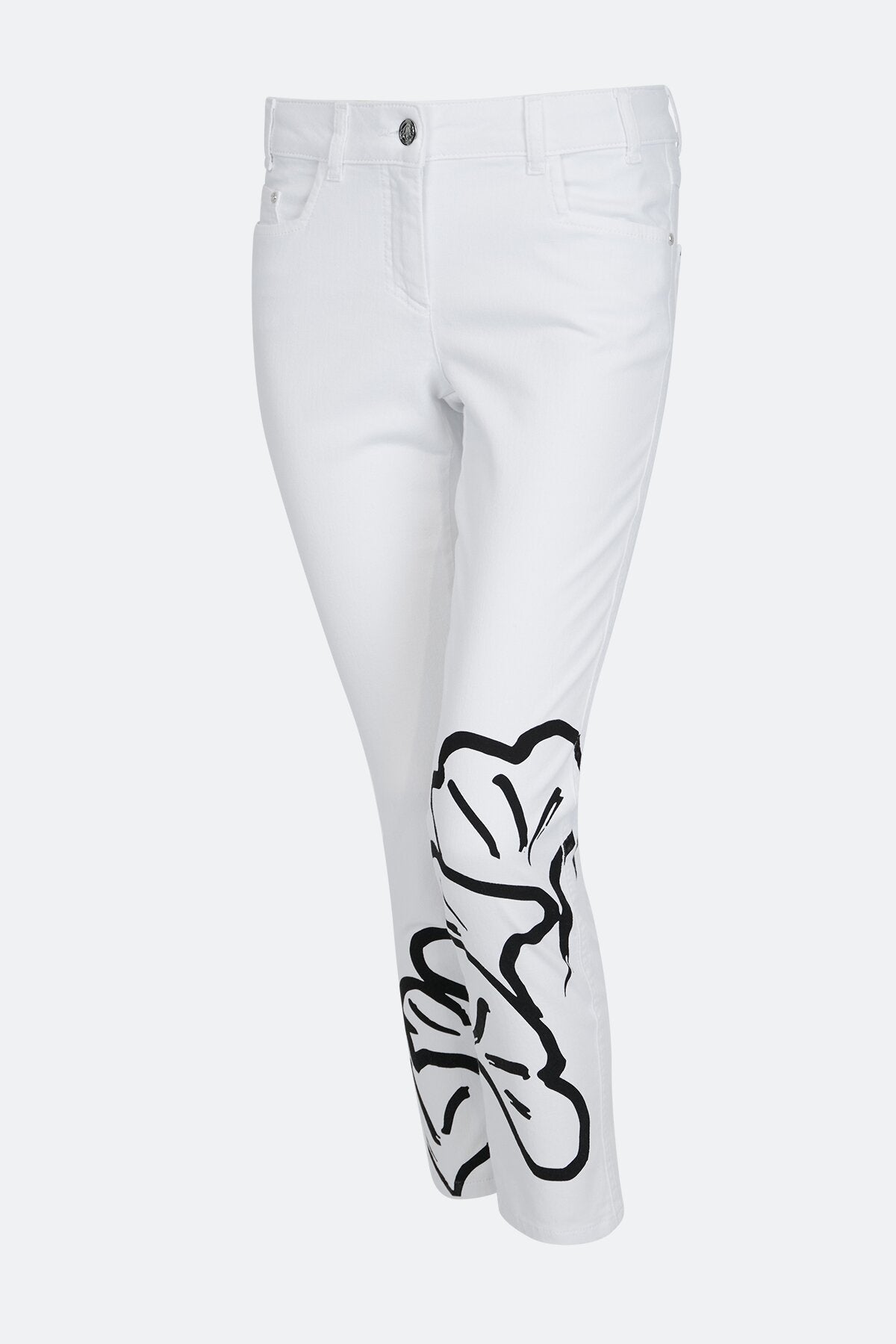 Skinny Jeans with Print