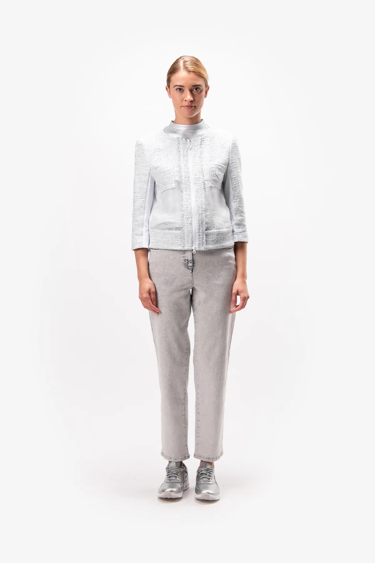 Fashionable Short Jacket in Chanel Style