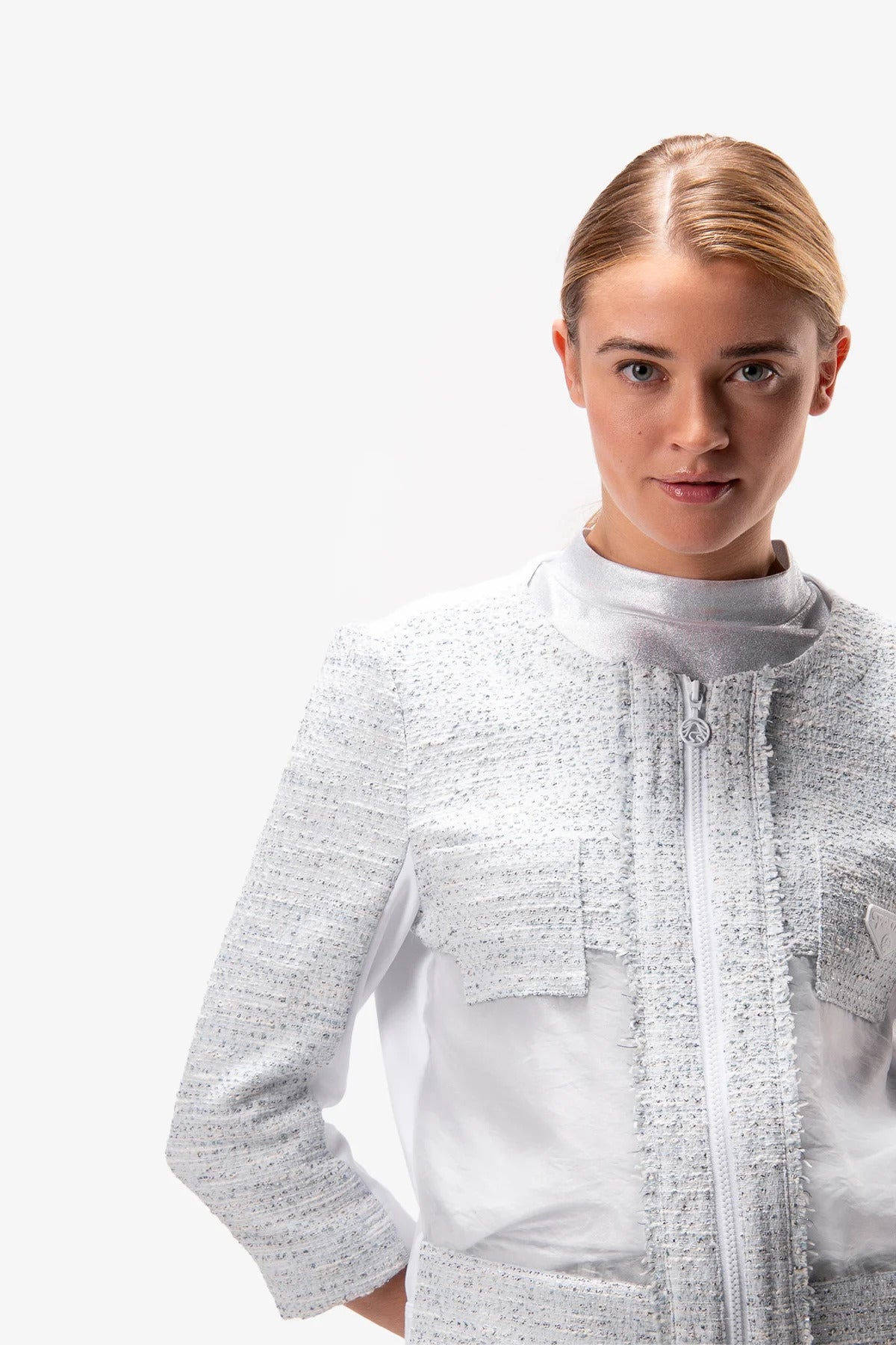 Fashionable Short Jacket in Chanel Style